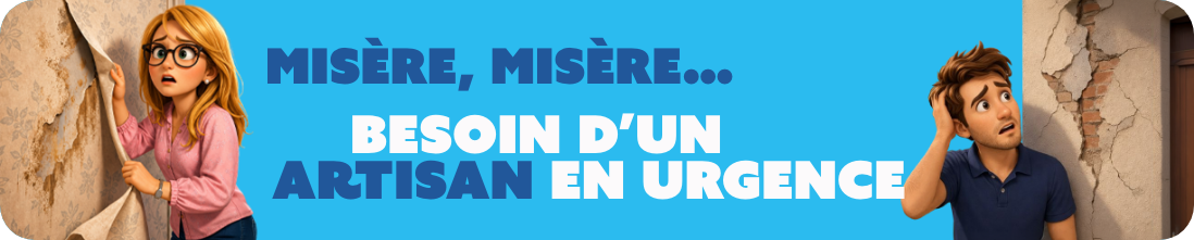 Misère, misère, besoin urgent d'un artisan